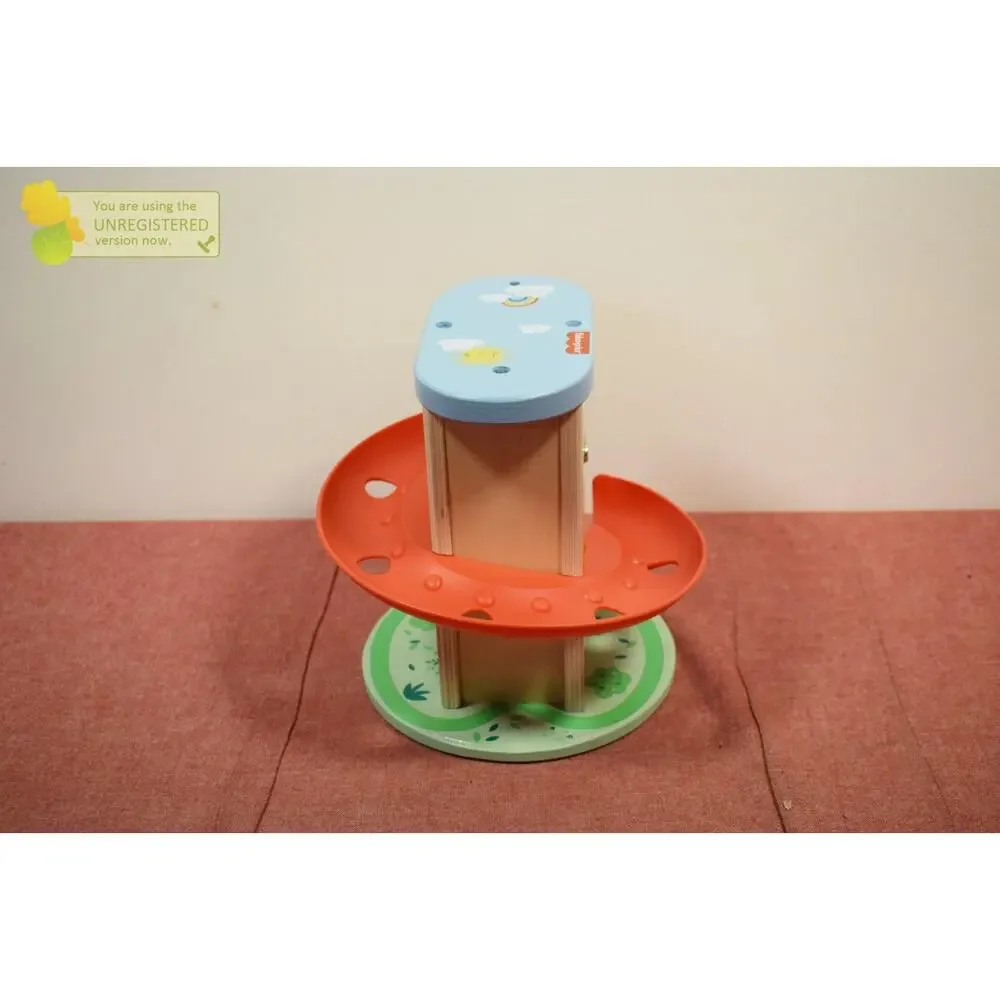Fisher-Price Wooden Treehouse Ball Run Baby & Toddler Toy (Incomplete)